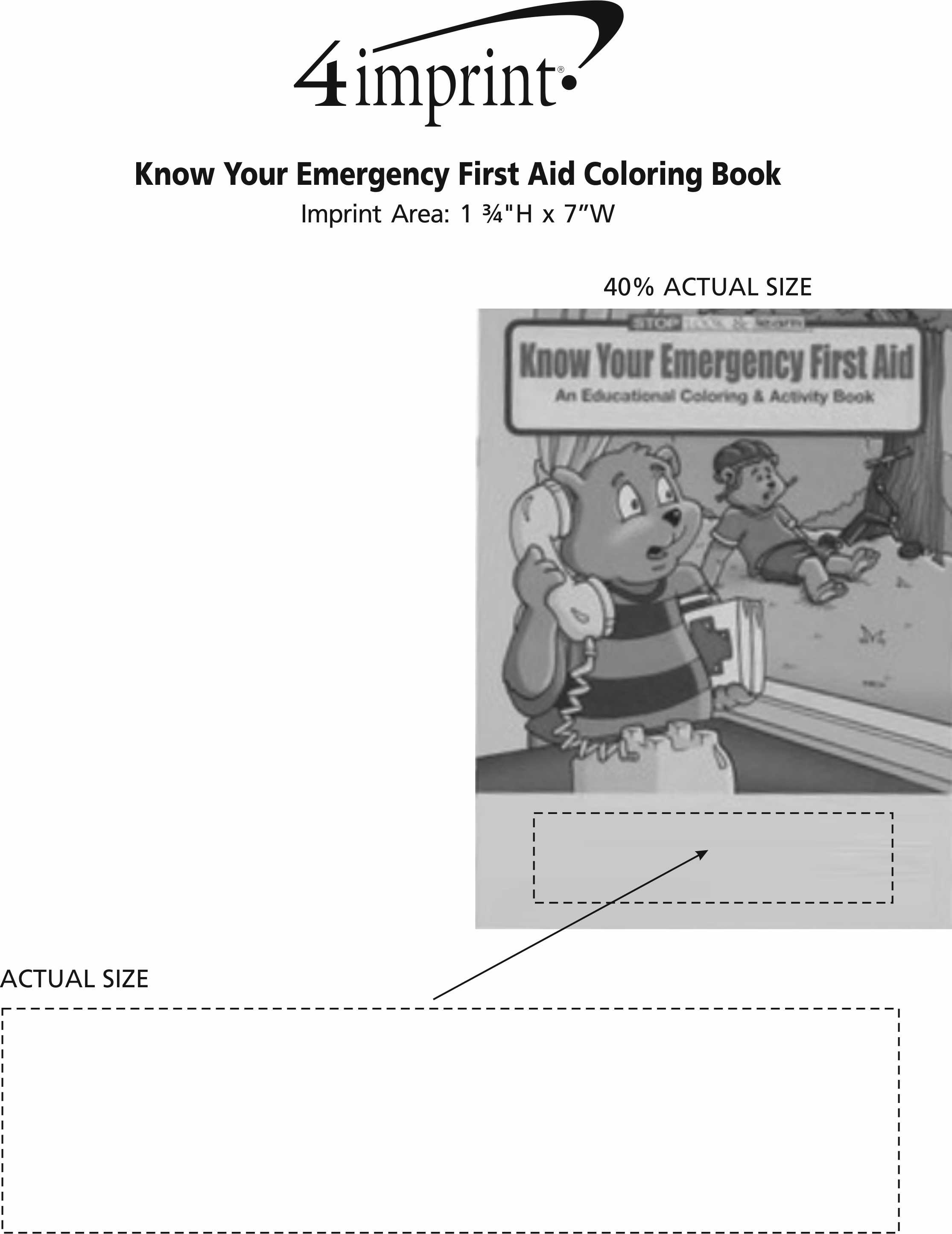 Know Your Emergency First Aid Coloring Book 1034FA