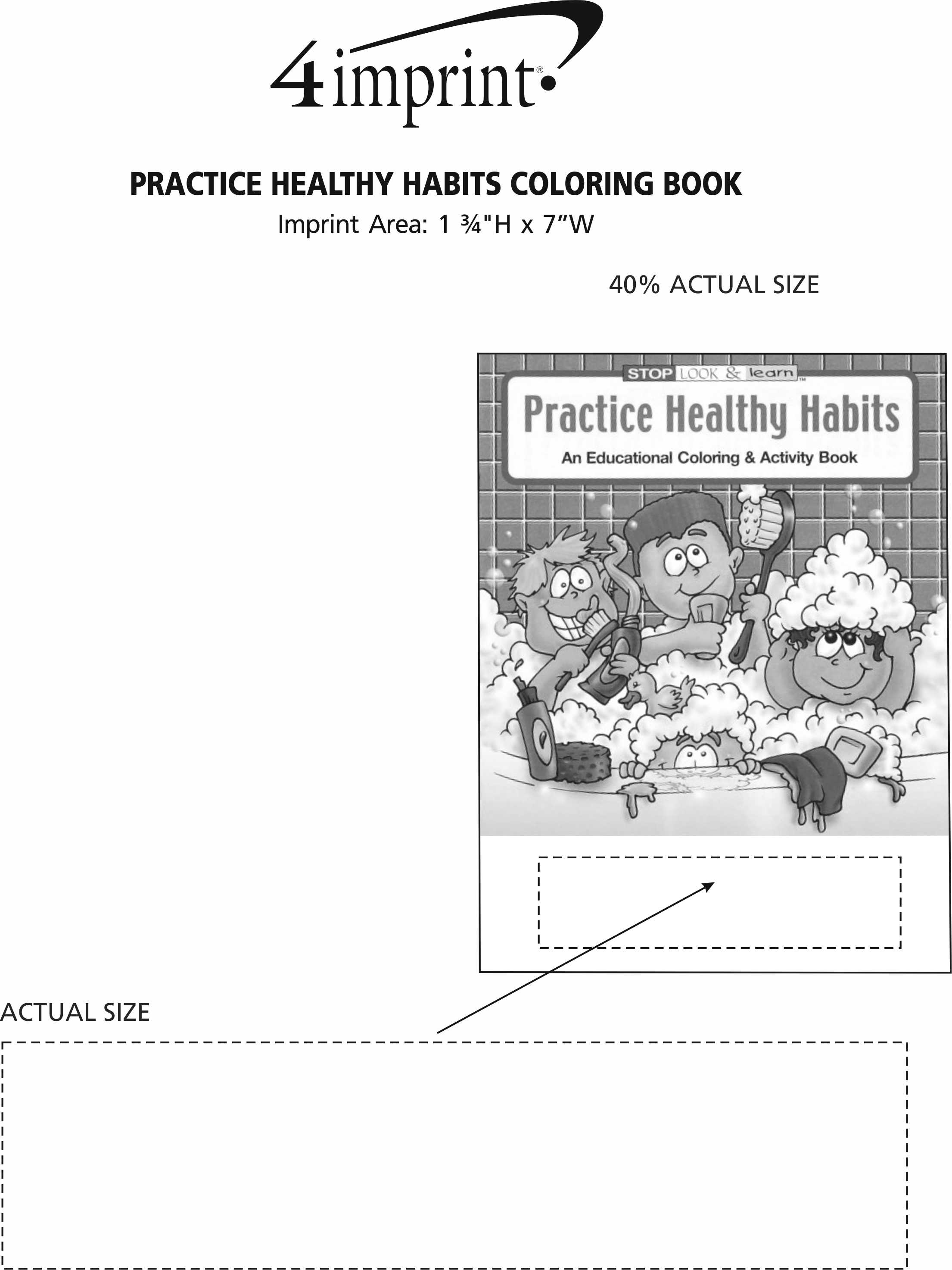 Imprint Area of Practice Healthy Habits Coloring Book