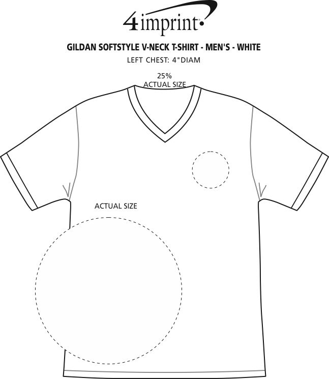 gildan softstyle vneck