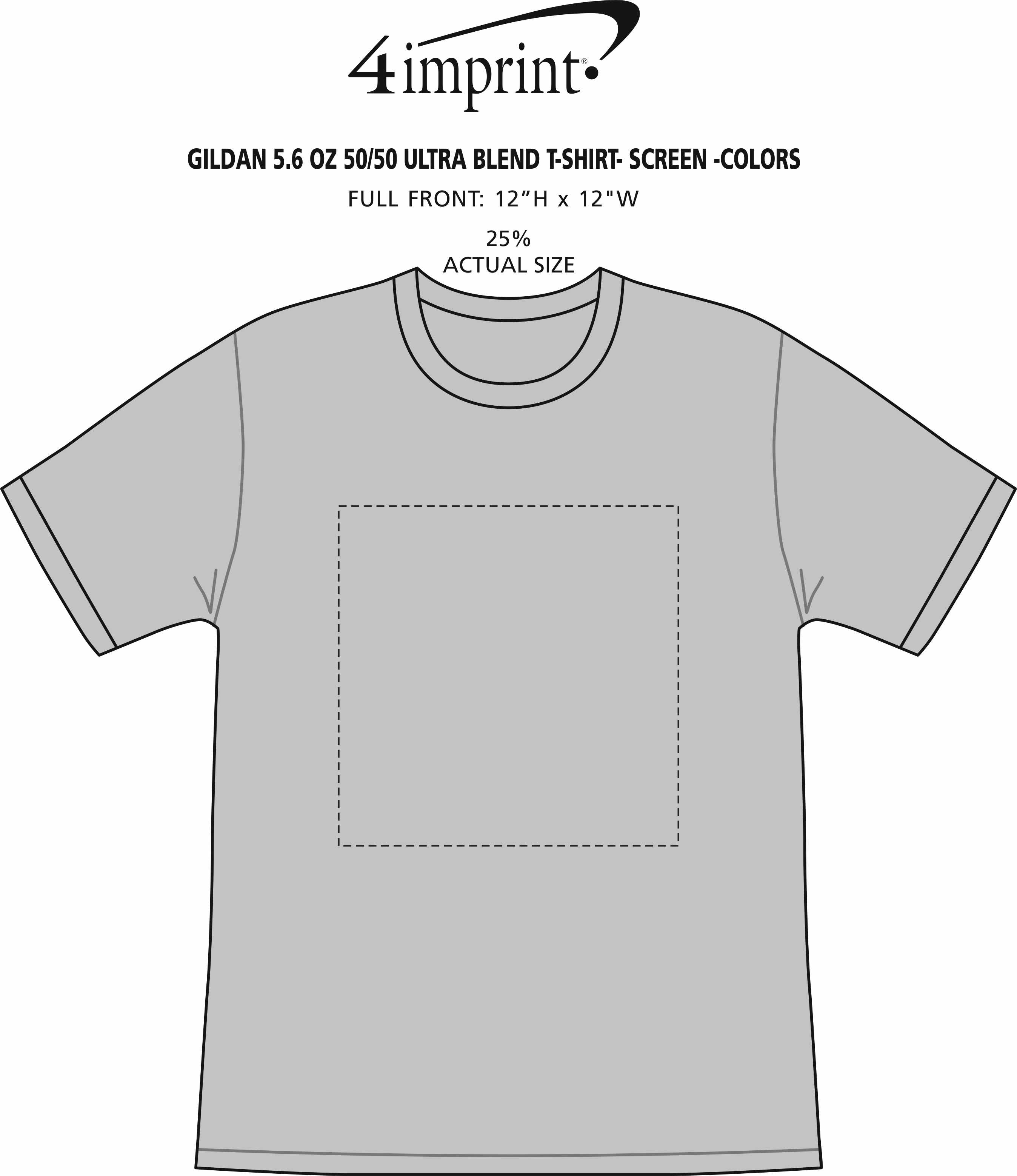 t shirt screen size