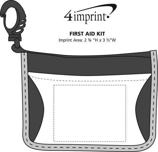 Imprint Area of First Aid Kit