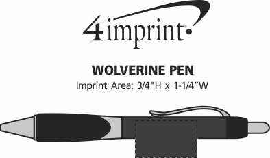 Imprint Area of Wolverine Pen - 24 hr