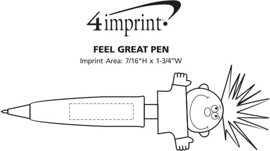 Imprint Area of Feel Great Pen