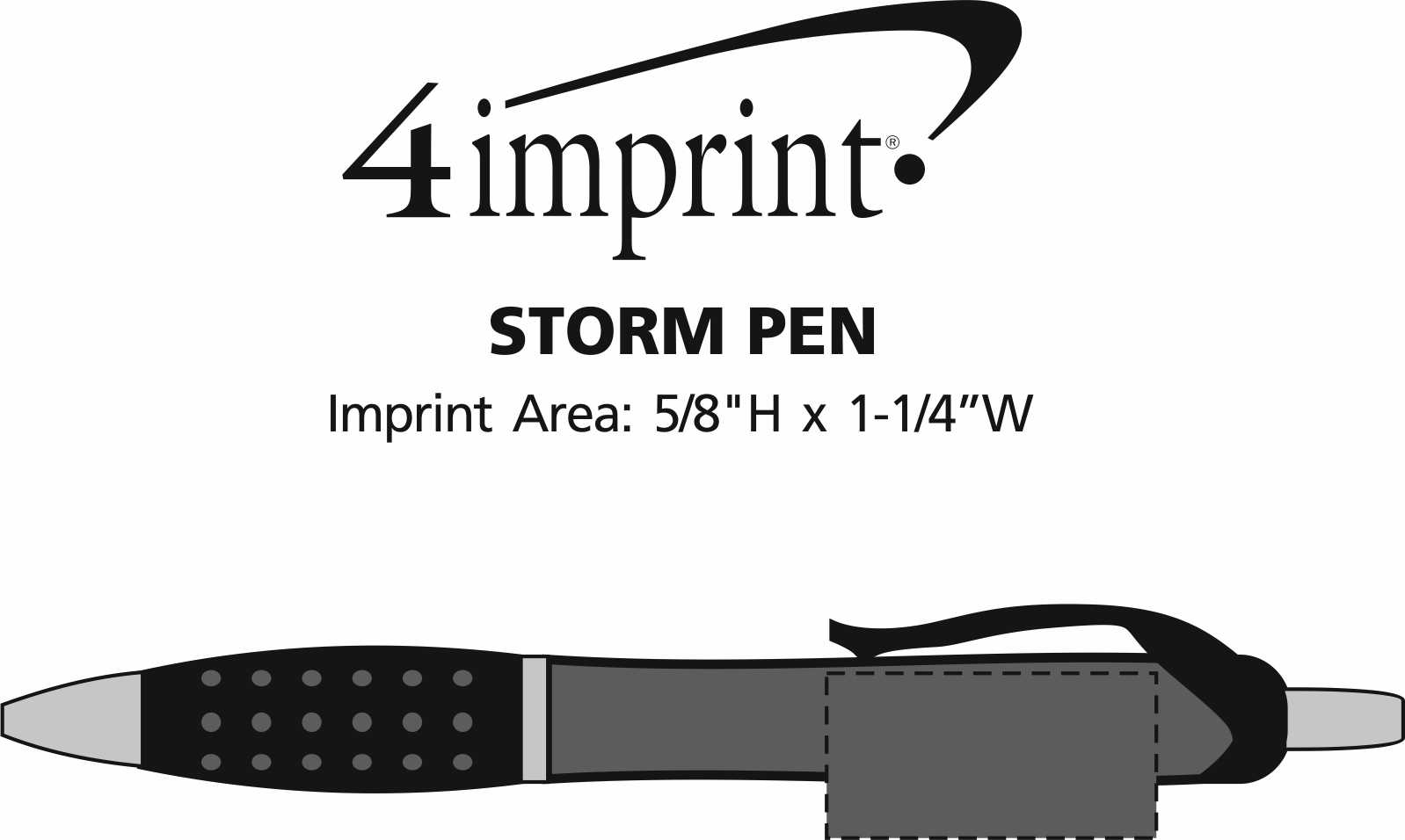 Imprint Area of Storm Pen
