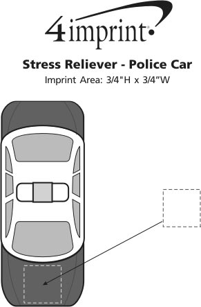 Imprint Area of Stress Reliever - Police Car