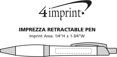 Imprint Area of Imprezza Metal Pen