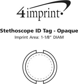 Imprint Area of Stethoscope ID Tag - Opaque