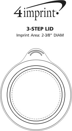 Imprint Area of 3-Step Lid