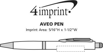 Imprint Area of Aveo Metal Pen