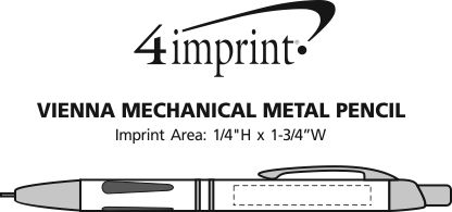 Imprint Area of Vienna Metal Mechanical Pencil