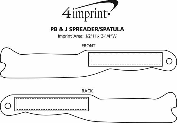 Imprint Area of PB & J Spreader/Spatula