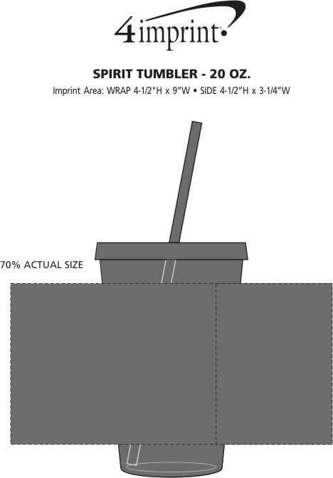 Imprint Area of Spirit Tumbler - 20 oz.