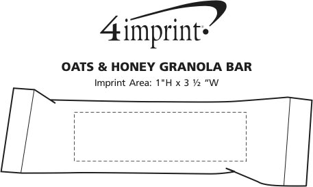 Imprint Area of Oats & Honey Granola Bar