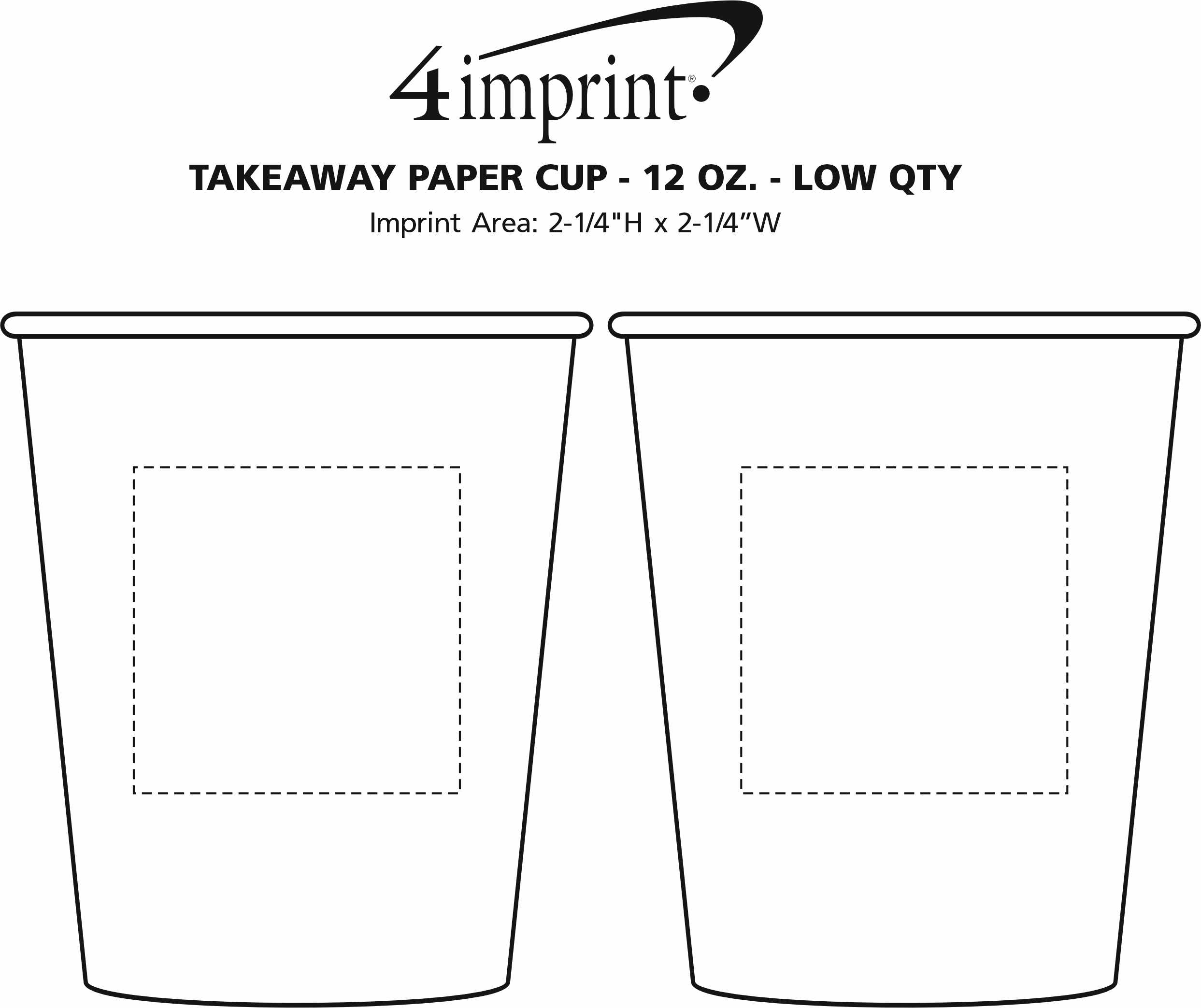 4imprint.com: Takeaway Paper Cup - 12 Oz. - Low Qty 106811-12-lq