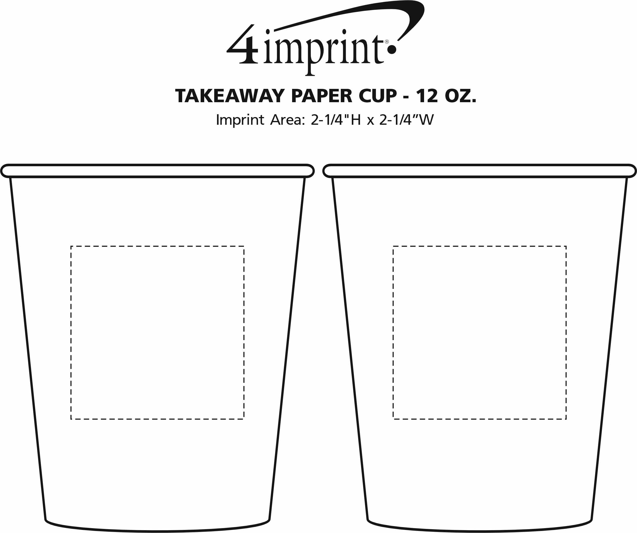 4imprint.com: Takeaway Paper Cup - 12 oz. 106811-12