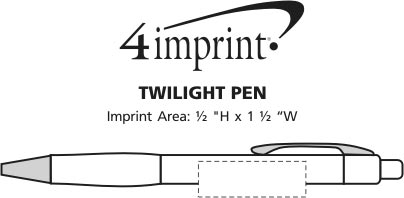 Imprint Area of Twilight Pen