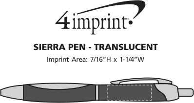 Imprint Area of Sierra Pen - Translucent