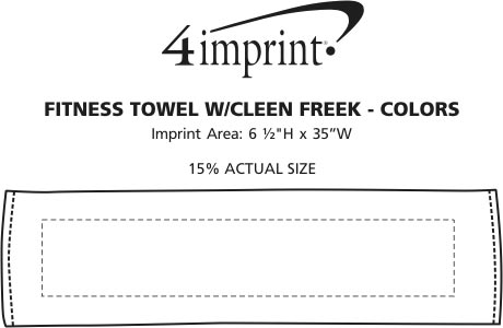 Imprint Area of Fitness Towel - Colors