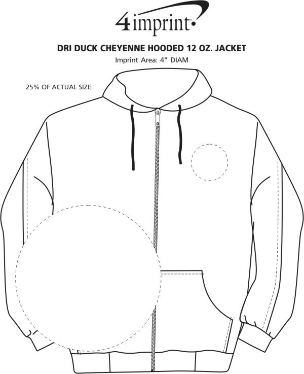 4imprint.com: DRI DUCK Cheyenne Hooded 12 oz. Jacket 108482