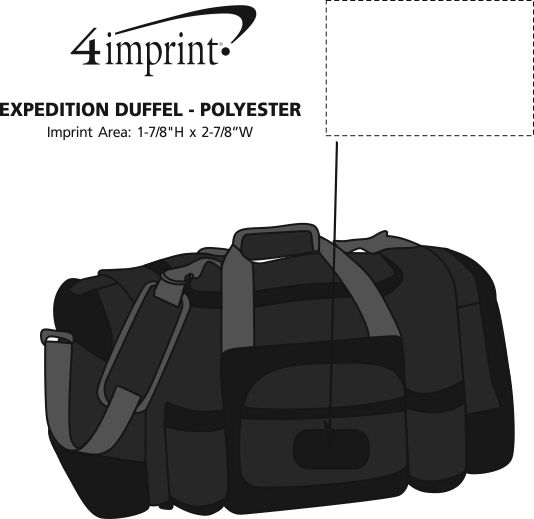 Imprint Area of Expedition Duffel - Polyester