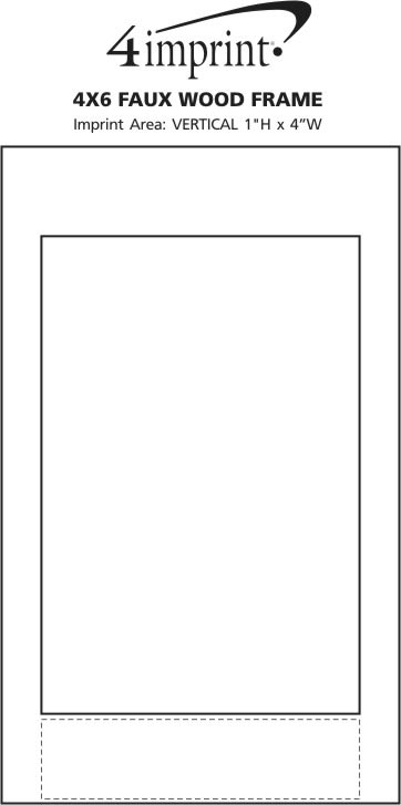 4imprint.com: 4" x 6" Wood Frame 109113
