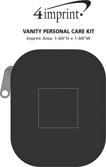 Imprint Area of Vanity Personal Care Kit