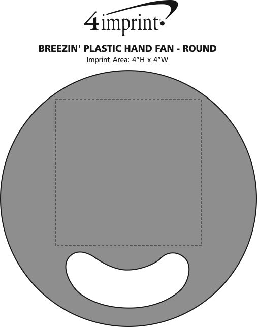 Download 4imprint Com Breezin Plastic Hand Fan Round 109839 Rd