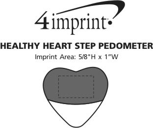 Imprint Area of Healthy Heart Step Pedometer