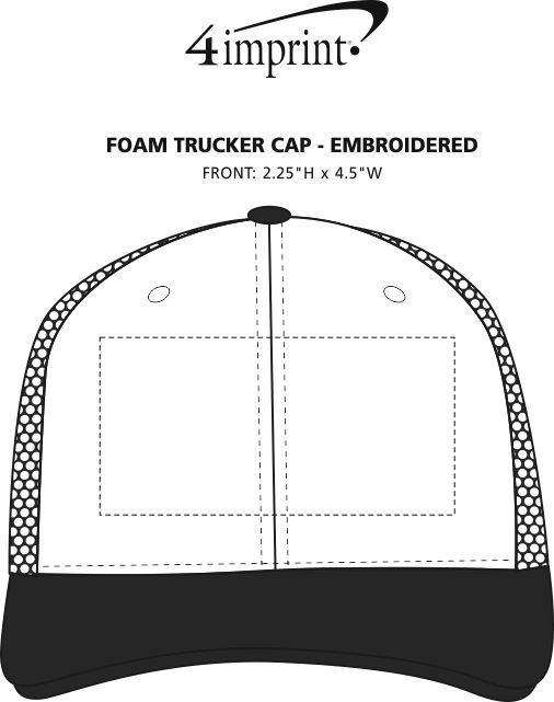 Foam Trucker Cap Embroidered 110951E