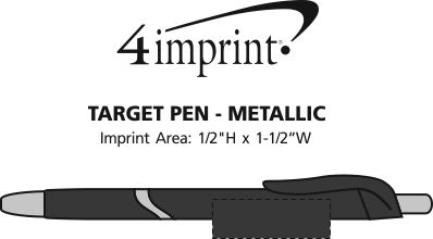 Imprint Area of Target Pen - Metallic