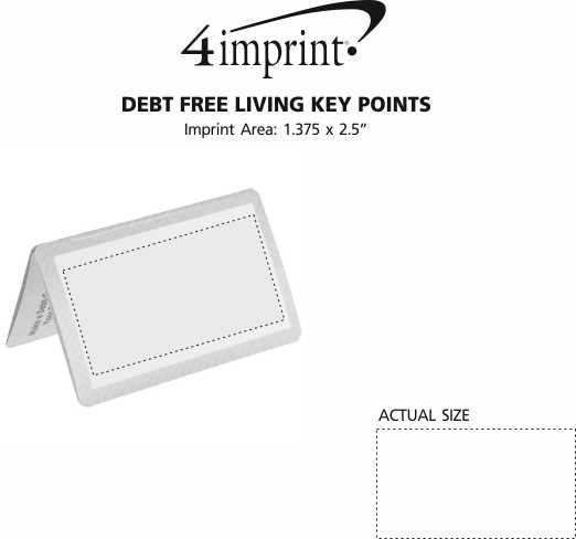 Imprint Area of Debt Free Living Key Points