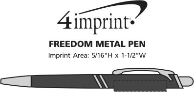 Imprint Area of Freedom Metal Pen