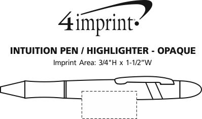 Imprint Area of Intuition Pen/Highlighter - Opaque