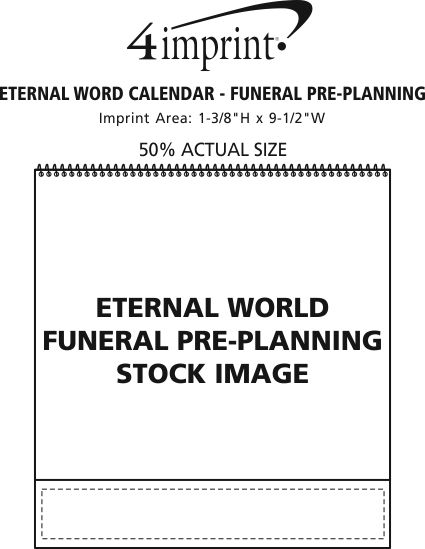 Imprint Area of Eternal Word Calendar - Funeral Pre-Planning