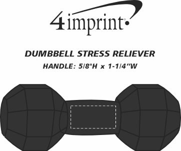 Imprint Area of Dumbbell Stress Reliever
