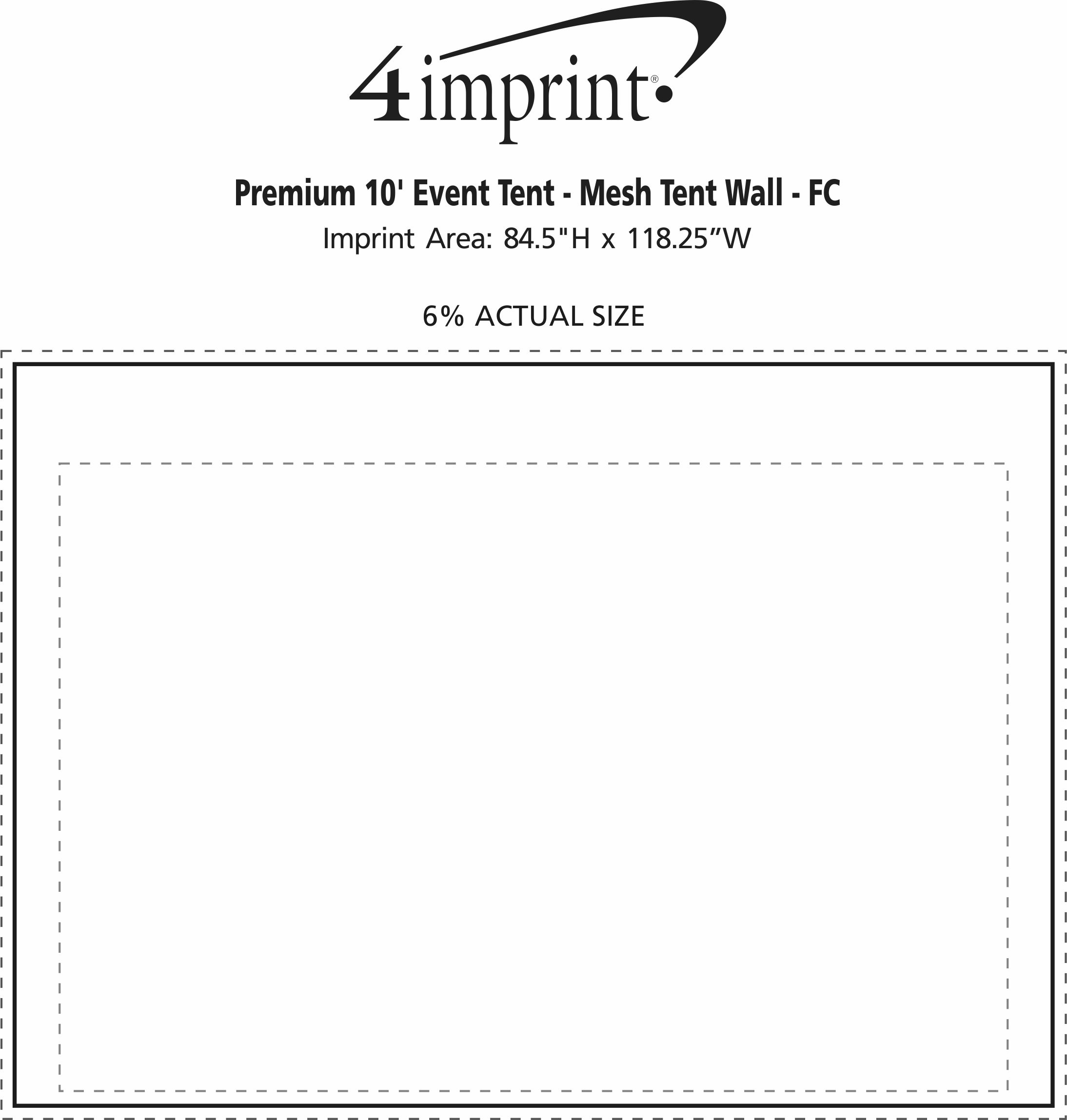 4imprint.com: Premium 10' Event Tent - Mesh Tent Wall - Full Color ...