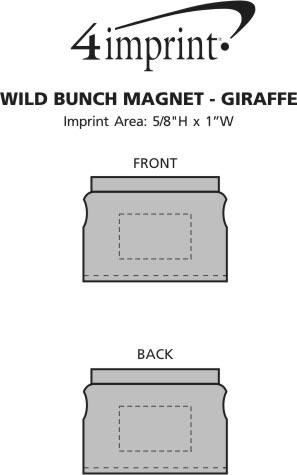 Imprint Area of Wild Bunch Magnet - Giraffe