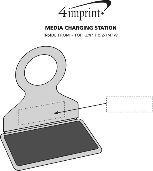 Imprint Area of Media Charging Station
