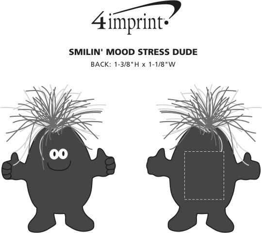 Imprint Area of Smilin' Mood Stress Dude