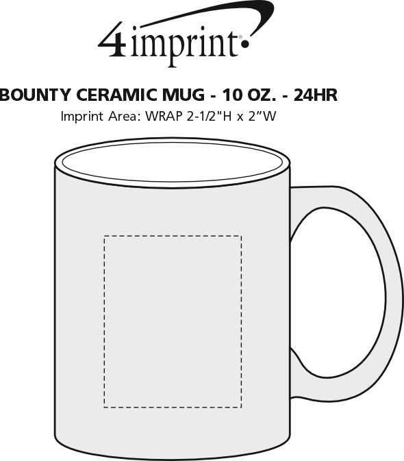 4imprint.com: Bounty Ceramic Mug - 10 oz. - 24 hr 114319-24HR