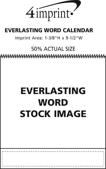 Imprint Area of Everlasting Word Calendar