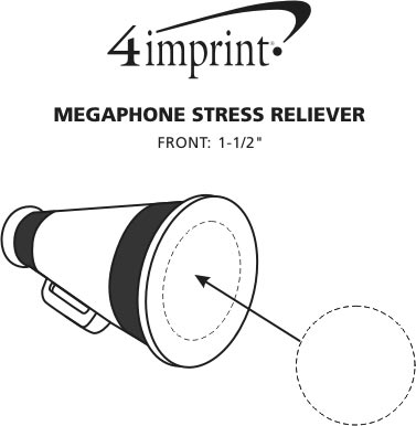 Imprint Area of Megaphone Stress Reliever