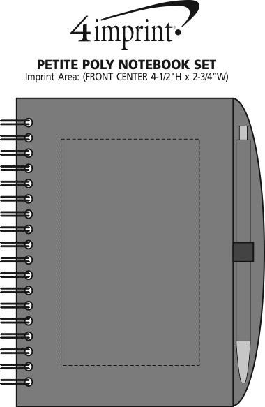 Imprint Area of Petite Poly Notebook Set