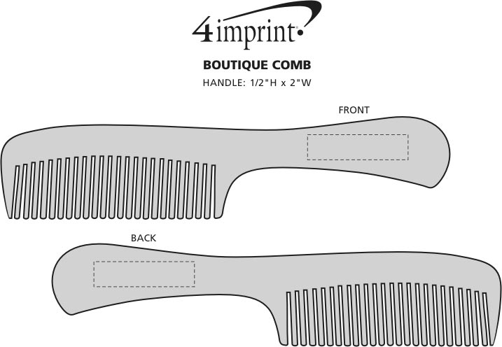 Imprint Area of Boutique Comb