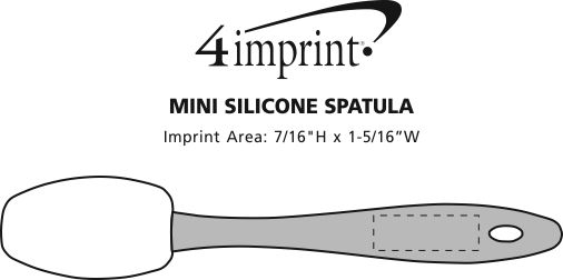 Imprint Area of Mini Silicone Spatula - Opaque