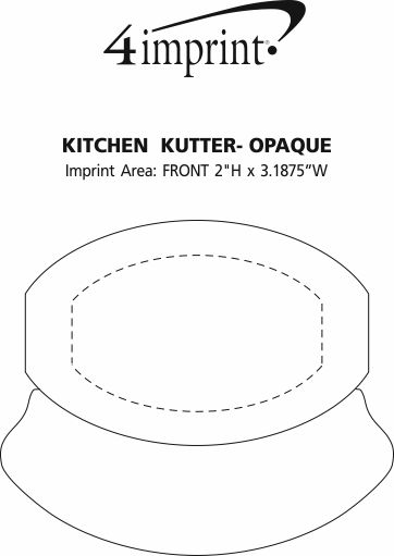 Imprint Area of Kitchen Kutter - Opaque