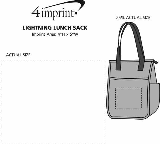 4imprint.com: Lightning Lunch Sack 116864