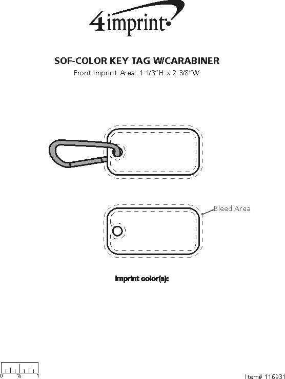 4imprint.com: Sof-Color Keychain with Carabiner 116931