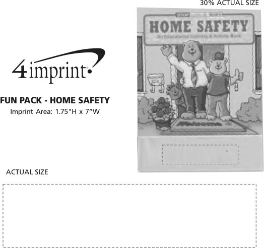 Imprint Area of Fun Pack - Home Safety