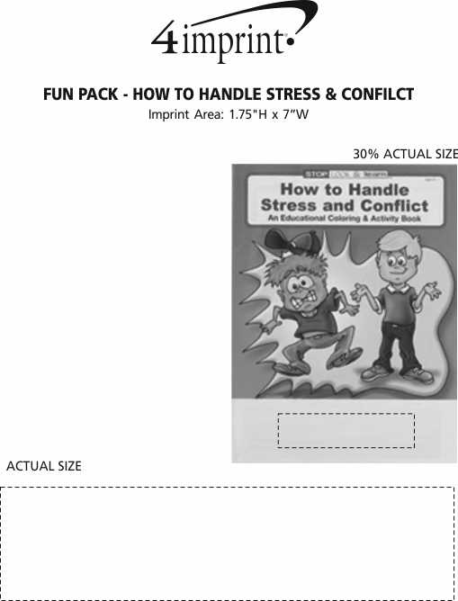Imprint Area of Fun Pack - How to Handle Stress & Conflict